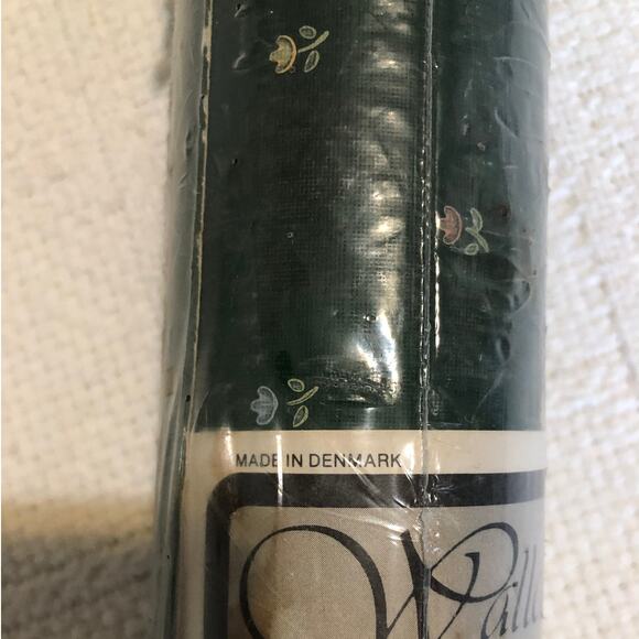 VTG Pallcoverings Wallpaper Double Roll AP1039 Green Floral Denmark Cottage 80s - Picture 1 of 9